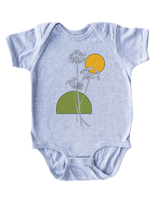 Apericots X Prints By Kenna Colorful Flowers with Circles