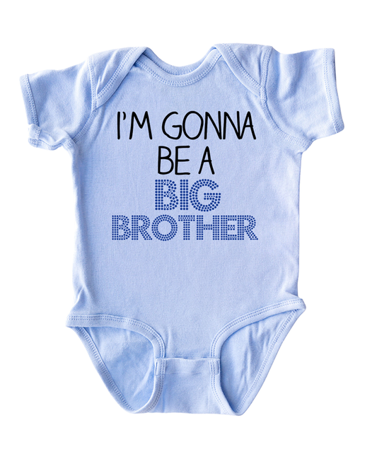 I'm Gonna Be a Big Brother Short Sleeve Baby Bodysuit