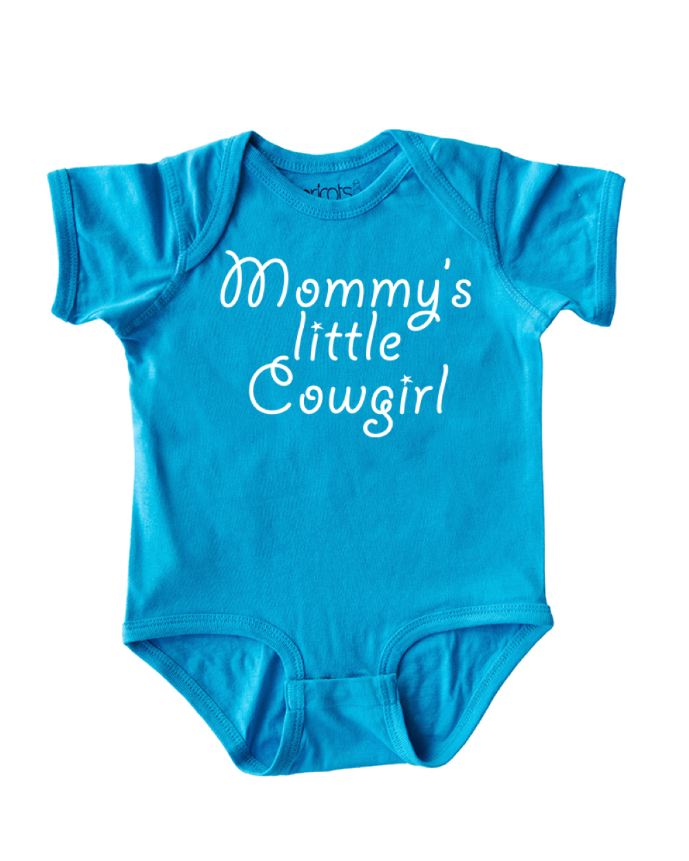 Mommy's Little Cowgirl Baby Cotton Country Western Girl Romper