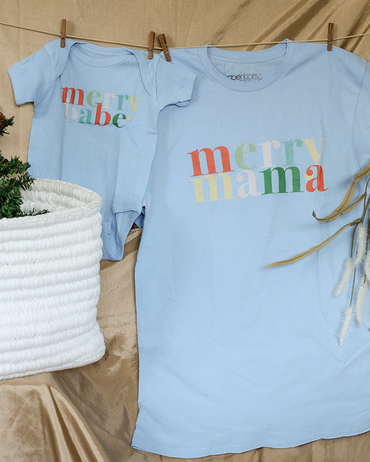 Merry Mama Christmas Adult T-Shirt