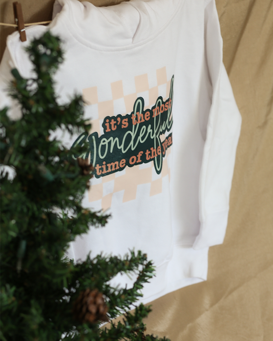 Most Wonderful Time of the Year Christmas Toddler Hoodie