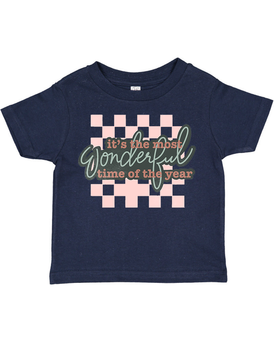 Most Wonderful Time of the Year Christmas Toddler T-Shirt
