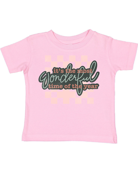 Most Wonderful Time of the Year Christmas Toddler T-Shirt