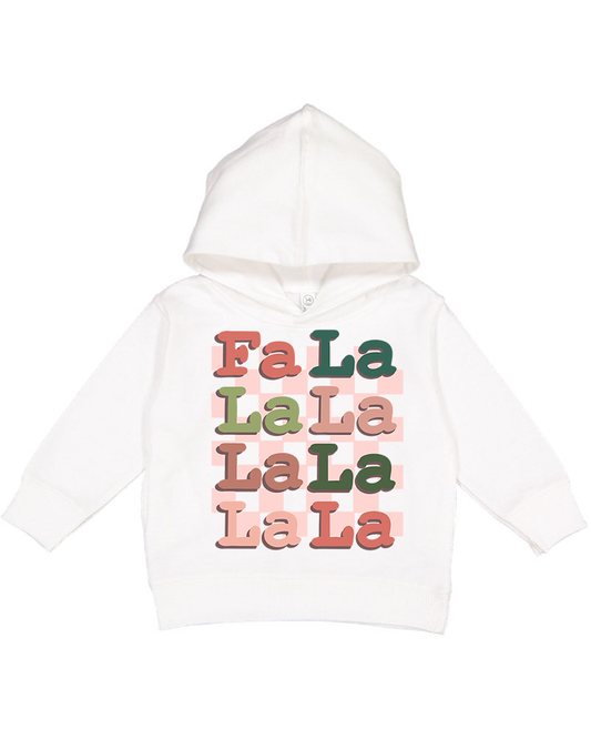 Fa La La La La Christmas Toddler Hoodie