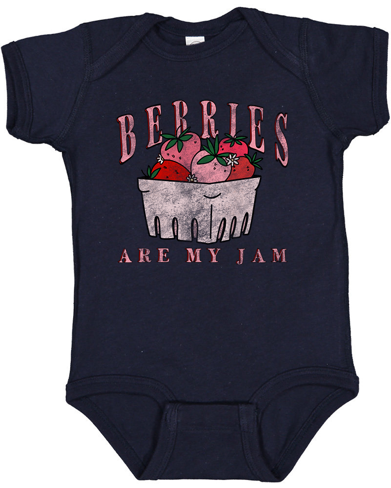 Apericots X Prints By Kenna Berreis are my Jam (Pink) Baby BodySuit