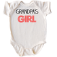 Grandpa's Girl Sweet Short Sleeve Baby Bodysuit