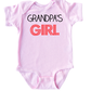 Grandpa's Girl Sweet Short Sleeve Baby Bodysuit
