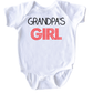 Grandpa's Girl Sweet Short Sleeve Baby Bodysuit