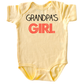 Grandpa's Girl Sweet Short Sleeve Baby Bodysuit