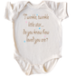 Twinkle Little Star Do You Know How Loved You Are Nursery Rhyme Short Sleeve Baby Bodysuit