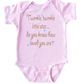Twinkle Little Star Do You Know How Loved You Are Nursery Rhyme Short Sleeve Baby Bodysuit