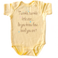 Twinkle Little Star Do You Know How Loved You Are Nursery Rhyme Short Sleeve Baby Bodysuit