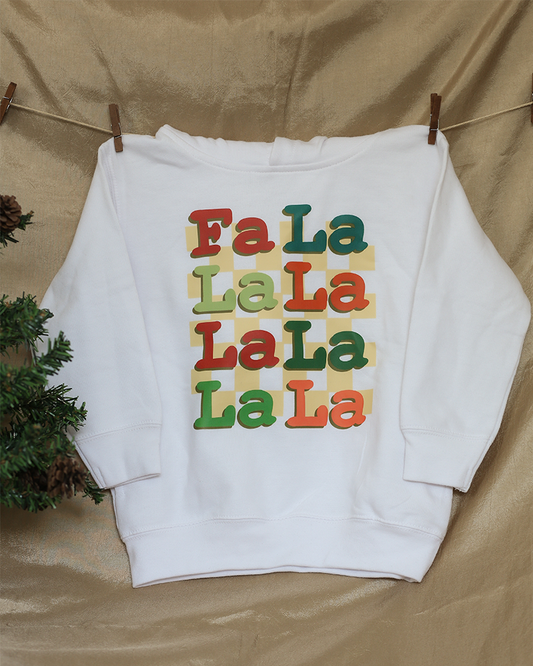 Fa La La La La Christmas Toddler Hoodie
