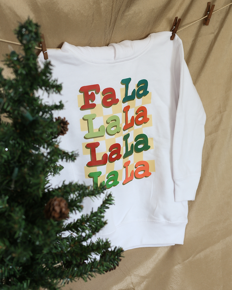 Fa La La La La Christmas Toddler Hoodie