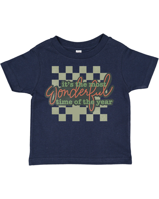 Most Wonderful Time of the Year Christmas Toddler T-Shirt