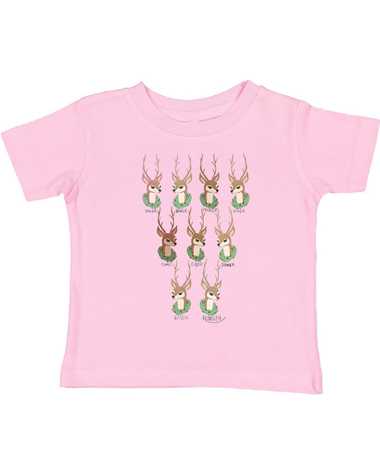 Reindeer Christmas Toddler T-Shirts