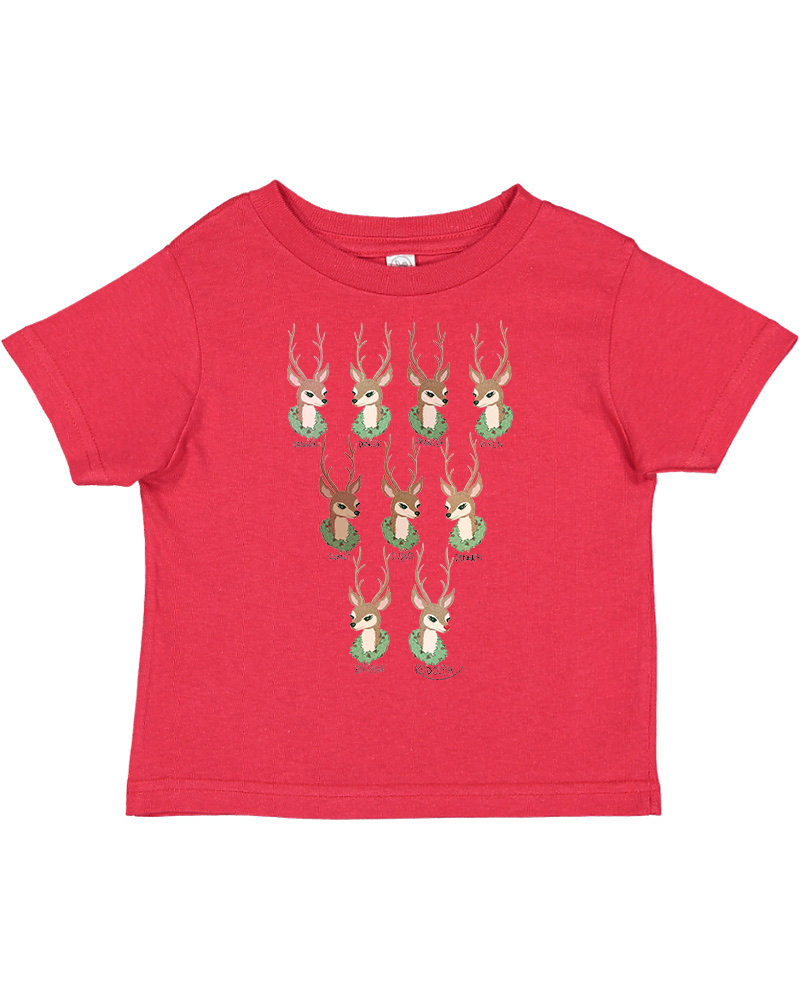 Reindeer Christmas Toddler T-Shirts