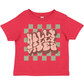 Holly Jolly Vibes Christmas Toddler T-Shirt
