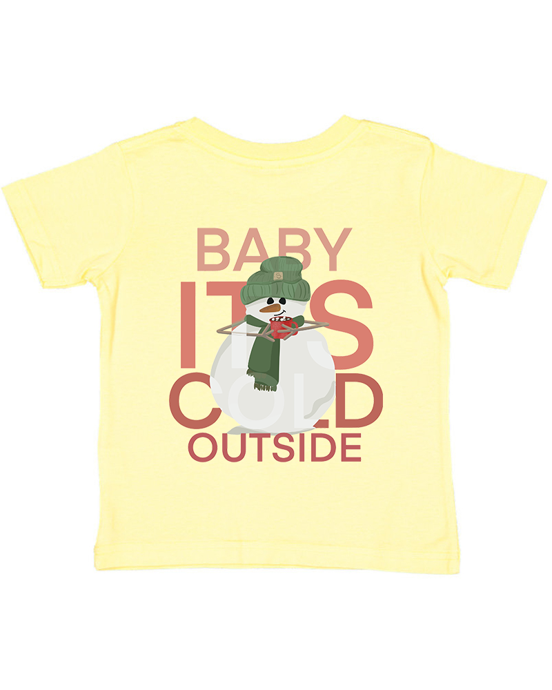 Red Snowman Christmas Toddler T-Shirt