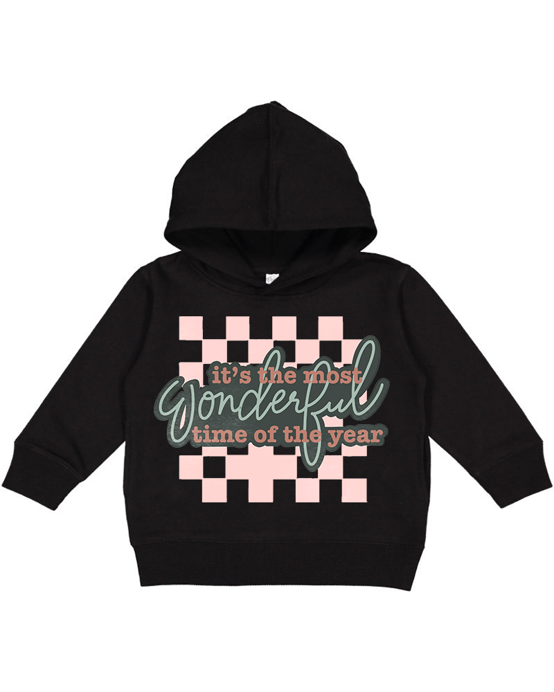 Most Wonderful Time of the Year Christmas Toddler Hoodie