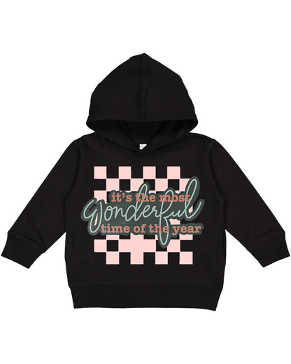 Most Wonderful Time of the Year Christmas Toddler Hoodie