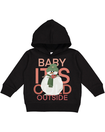 Red Snowman Christmas Toddler Hoodie