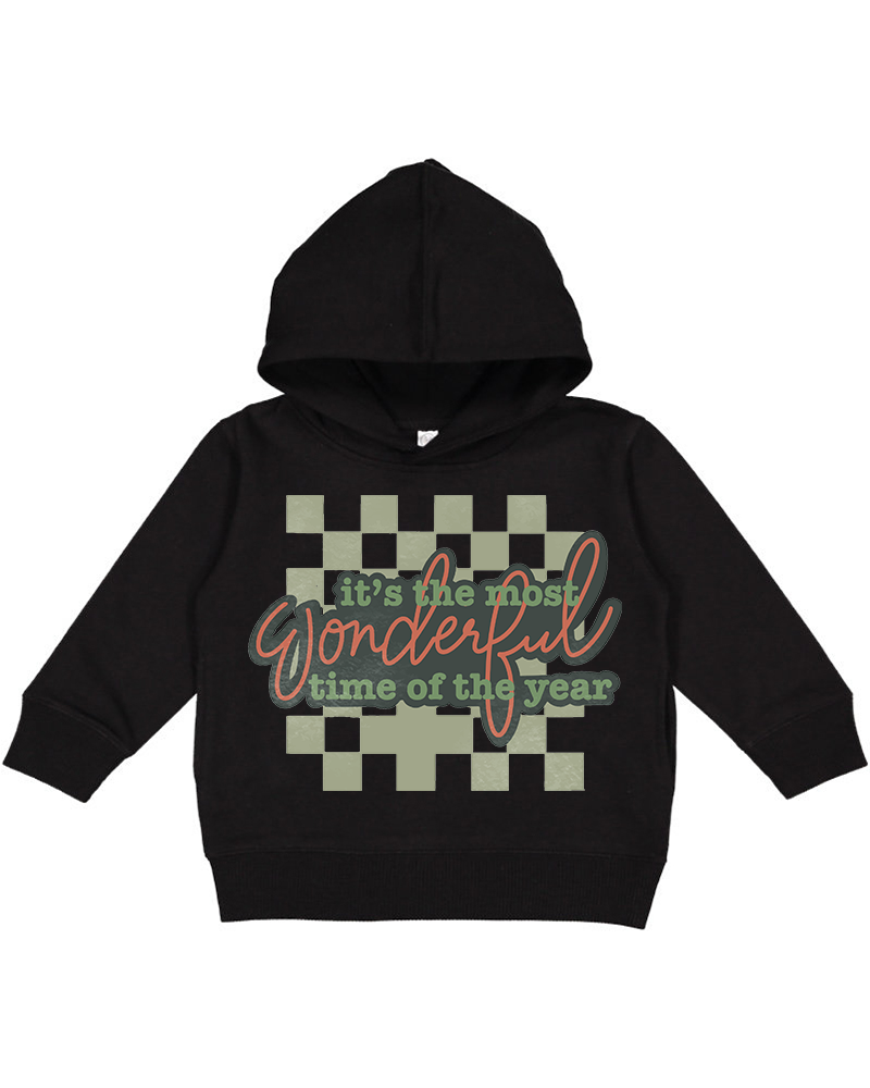 Wonderful Time of the Year Christmas Toddler Hoodie