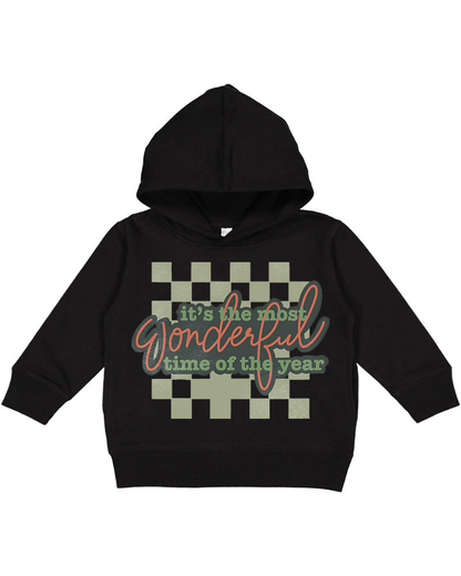 Wonderful Time of the Year Christmas Toddler Hoodie