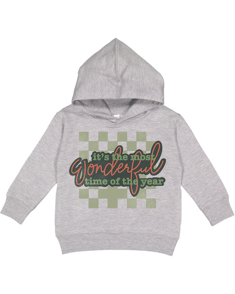 Wonderful Time of the Year Christmas Toddler Hoodie
