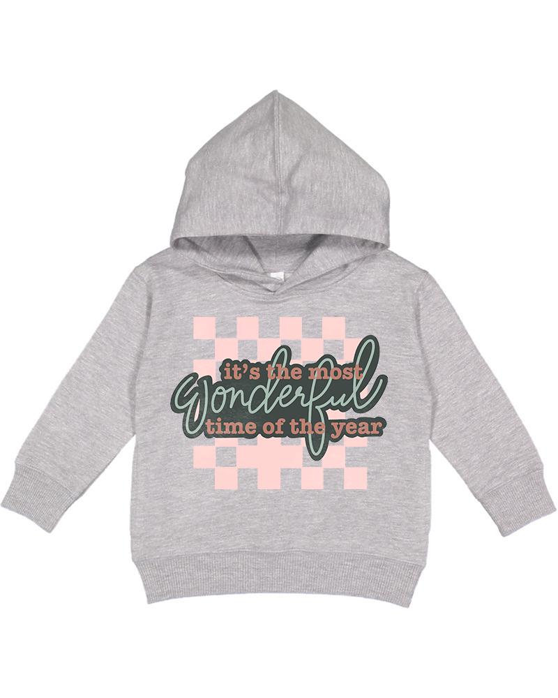 Most Wonderful Time of the Year Christmas Toddler Hoodie