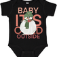 Red Snowman Christmas Baby Bodysuit