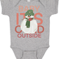 Red Snowman Christmas Baby Bodysuit
