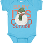 Red Snowman Christmas Baby Bodysuit