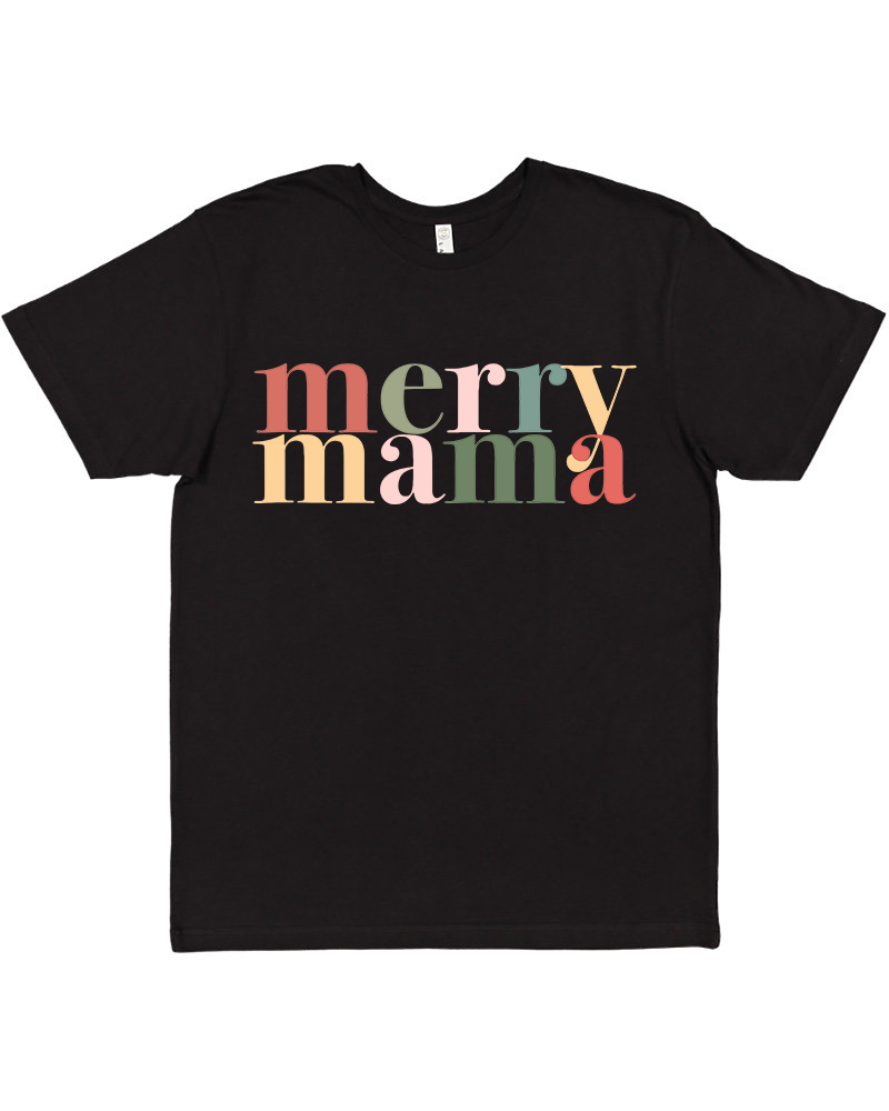 Merry Mama Christmas Adult T-Shirt