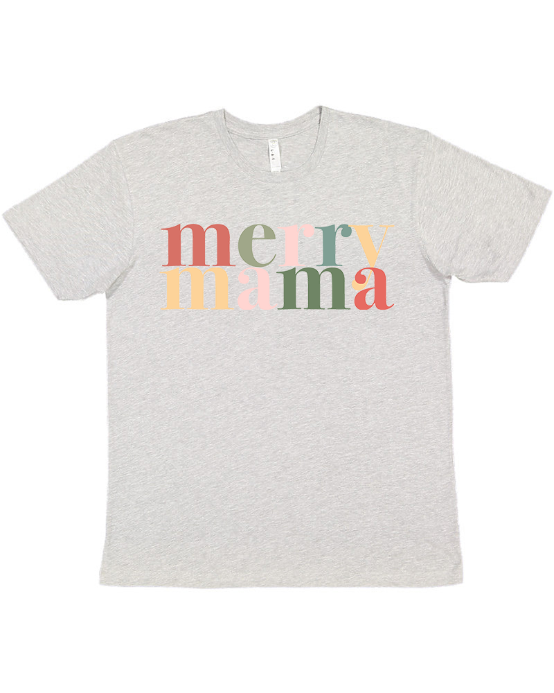 Merry Mama Christmas Adult T-Shirt