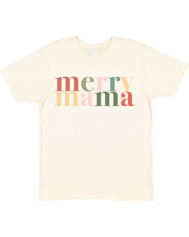 Merry Mama Christmas Adult T-Shirt