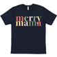Merry Mama Christmas Adult T-Shirt