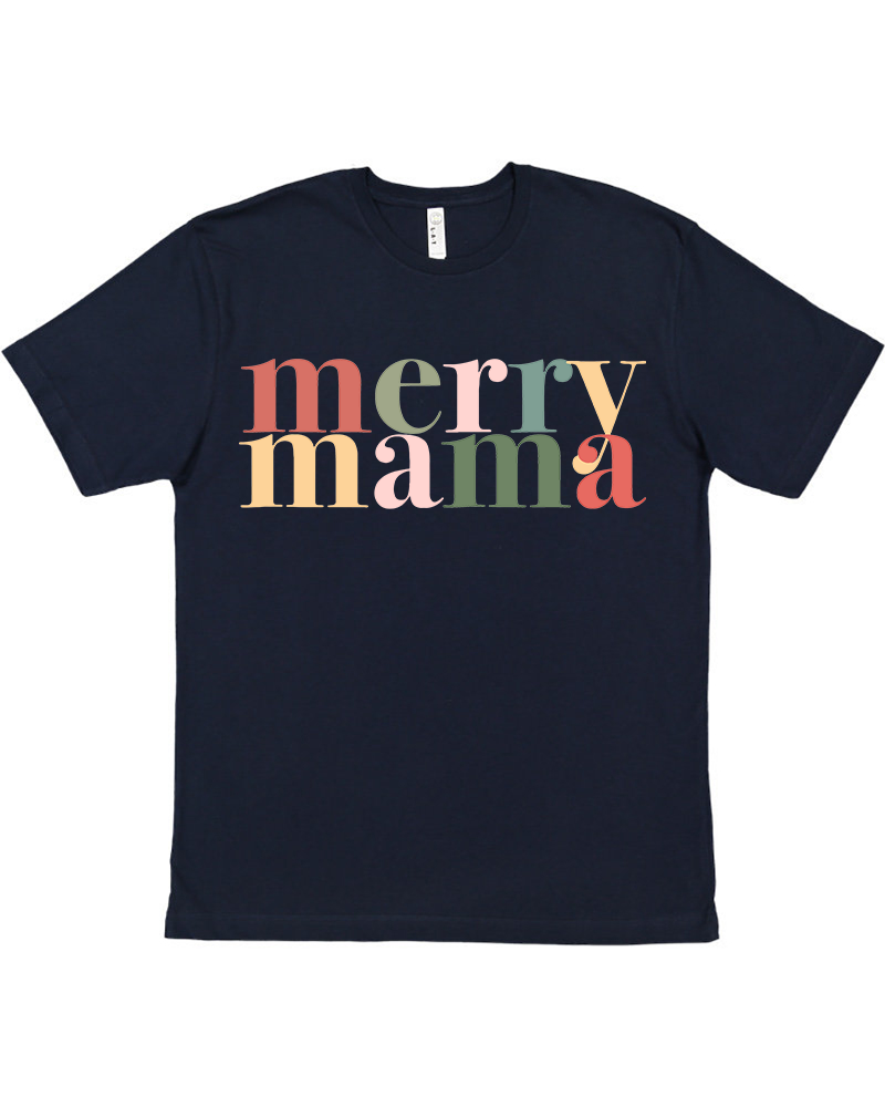 Merry Mama Christmas Adult T-Shirt