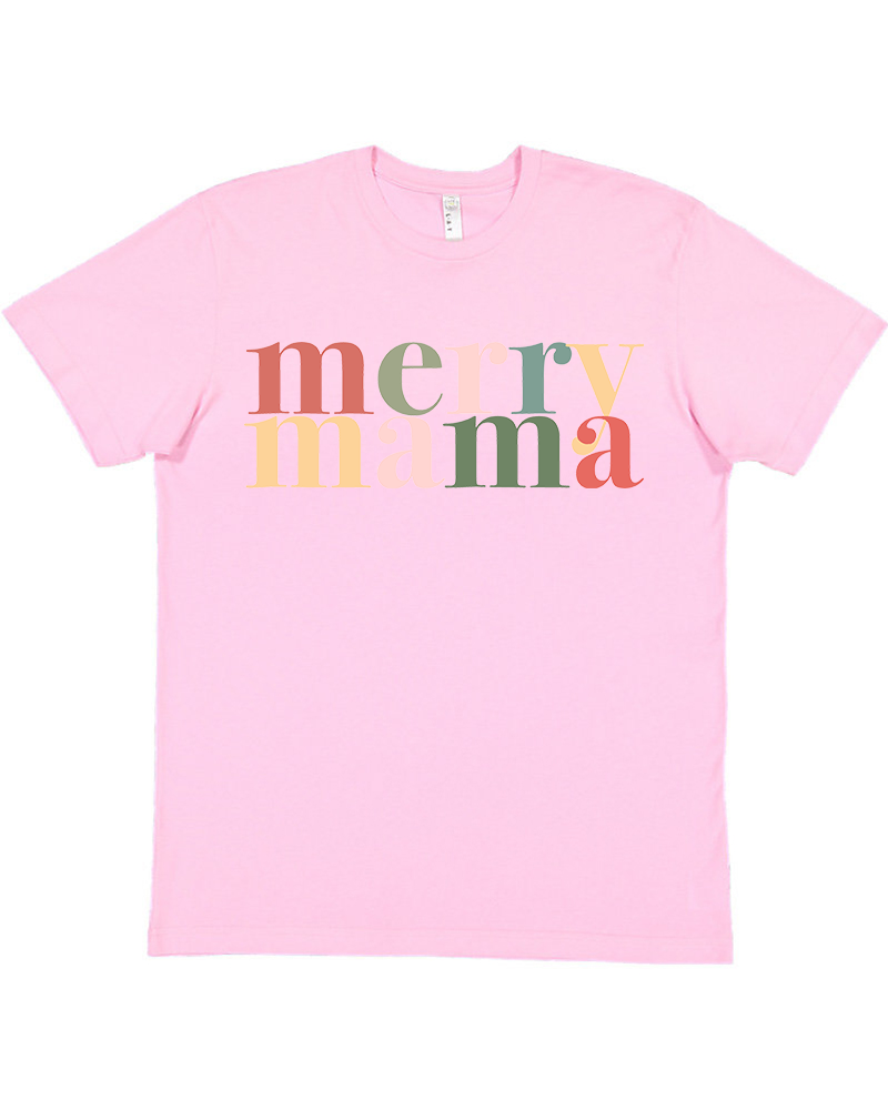 Merry Mama Christmas Adult T-Shirt