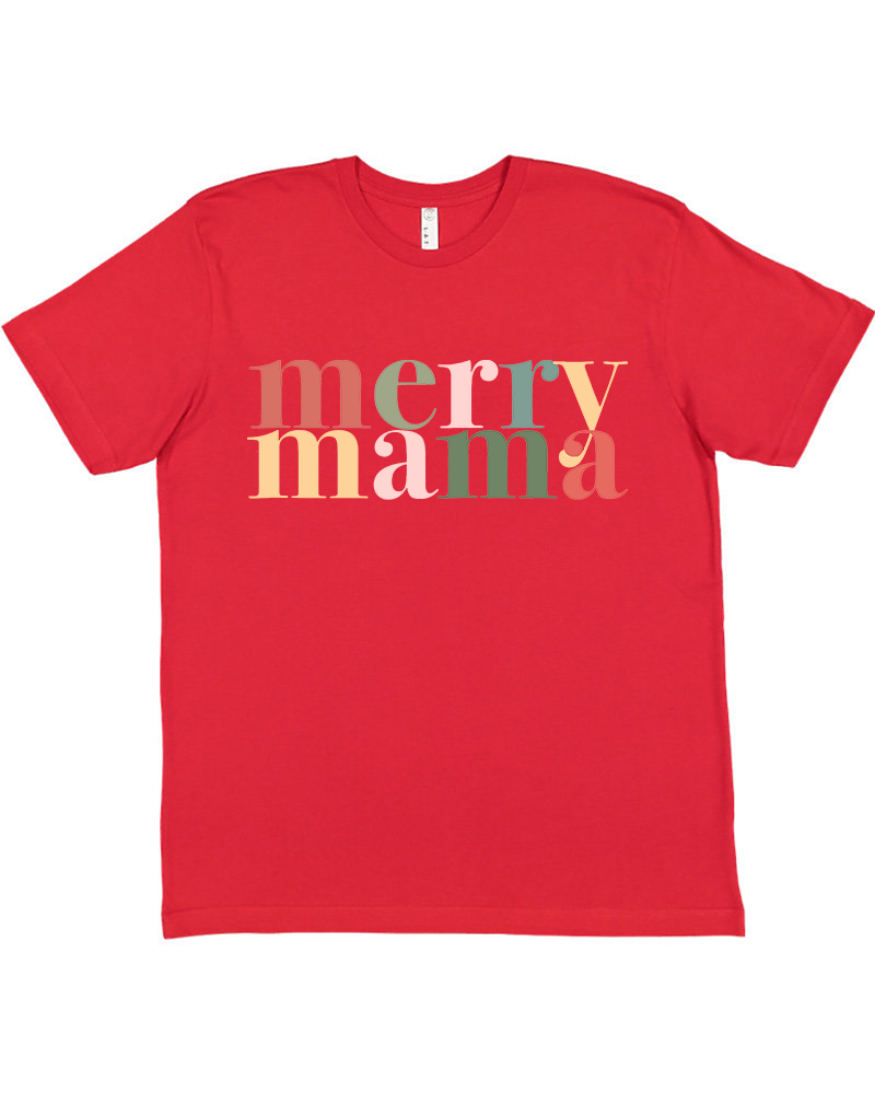 Merry Mama Christmas Adult T-Shirt