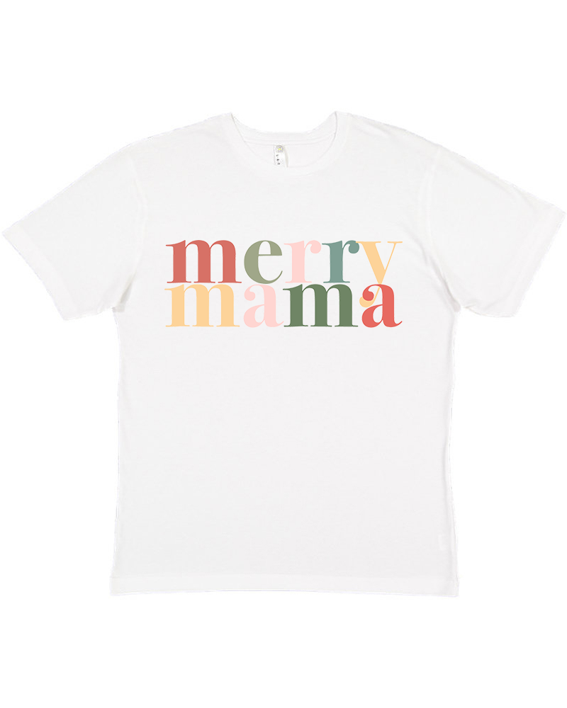 Merry Mama Christmas Adult T-Shirt